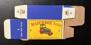Matchbox #1 Diesel Road Roller ‘61-‘64 Type D Repro Box - Bild 1 von 2