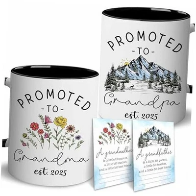  Juego de tazas promocionado a los abuelos 2025 - Regalo de Navidad para la abuela 1FBA Foto 1 de 4