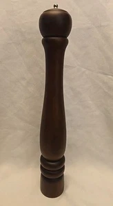 Large Vintage 18” Wood Pepper Mill Grinder - Picture 1 of 9