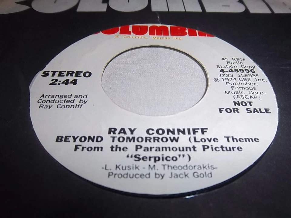 RAY CONNIFF-BEYOND TOMORROW-COLUMBIA 4996 STEREO/MONO NM 45 - Image 1 of 1