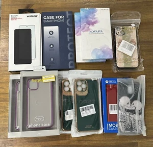 *Lot of 11* Assorted Cell Phone Cases iPhone & Samsung Mixed Lot Case (New) - Picture 1 of 9