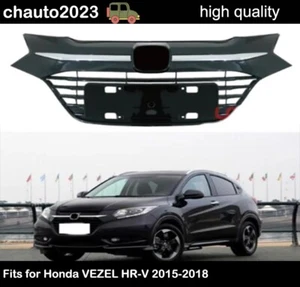 1PC Chrome Front Grille Fits for Honda VEZEL HR-V 2015-2018 front grille - Picture 1 of 4