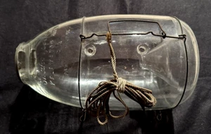Early Shakespeare Glass Minnow Trap Wire Frame w Holes for Handel Model 7715 #3 - Picture 1 of 10