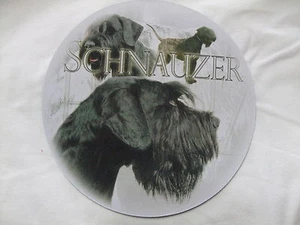 Tapis de souris - SCHNAUZER NOIR OREILLES NON COUPEES - Imagen 1 de 1