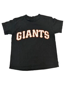 San Francisco Giants T-Shirt MLB Majestic Boys Small Black Short Sleeve - Picture 1 of 6