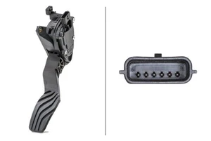 Sensor Fahrpedalstellung Automatikgetriebe 6-polig HELLA für u.a. NISSAN Micra V - Zdjęcie 1 z 8