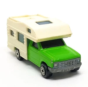 Majorette Ford Ranger Camping Car Green with Camper 1:60 3" no Package - Picture 1 of 7