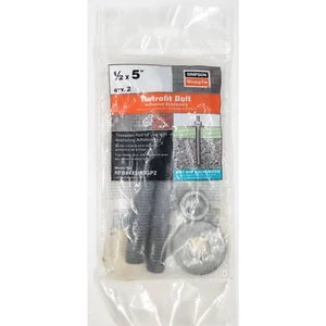 Simpson Strong-Tie RFB#4X5HDGP2 Galvanized Steel Hex Bolt 5 L x 1/2 Dia. in. - Picture 1 of 3