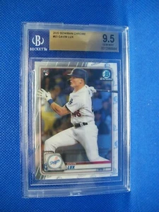 GAVIN LUX 2020 Bowman Chrome #83 BGS GEM MINT 9.5 Dodgers RC - Picture 1 of 1