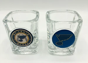 NHL Hockey St Louis Blues Square Schnapsgläser (2) zwei Gläser - Bild 1 von 7