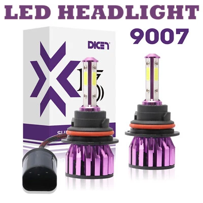 9007 4-sides LED Headlight Hi/Lo Bulbs for Ford F-150 1992-2003 F-250 1992-1999 - Image 1 of 4