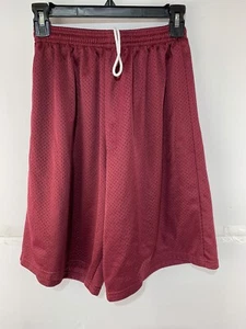 A4 Youth Medium Maroon Athletic Outdoors Basketball Shorts - Picture 1 of 8