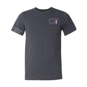 Coeburn Tool American Flag SM Logo Gray Short Sleeve T-Shirt w/ CT Sleeve XL - Imagen 1 de 2