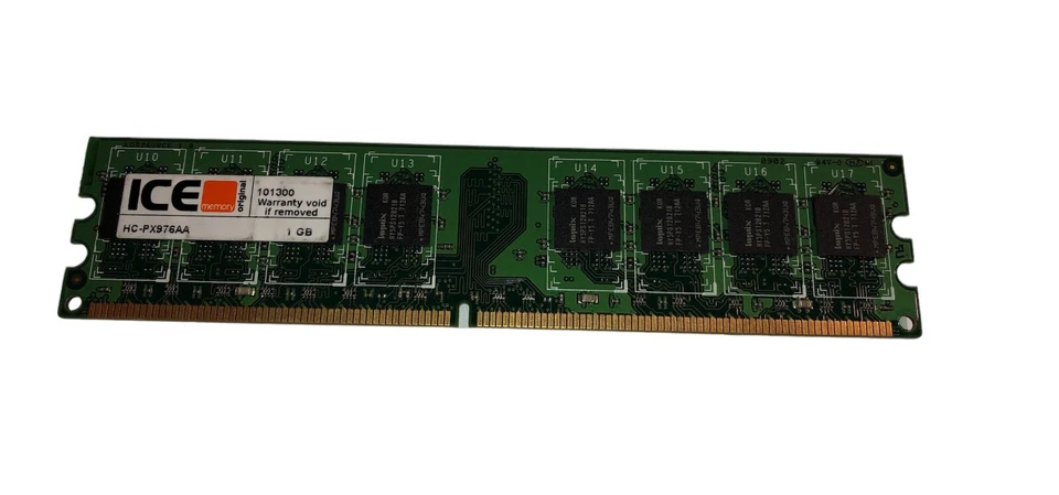 Memoria DDR2 HC-PX976AA ICE 1GB PC2-5300 DDR2-667MHz CL5 240 PIN - Immagine 1 di 1