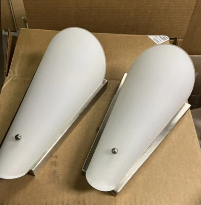 Tech  Lighting wall sconces pair White luminaire 76097 Working EUC  Lights Lamp - Image 1 of 4