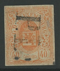 LUXEMBOURG, USED, #12, GREAT CENTERING - Imagen 1 de 1