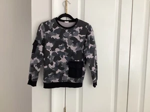petit clair boys fatigue sweatshirt size 7 - Picture 1 of 6