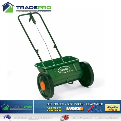 Scotts Large Fertilizer Spreader & Wheels Lawn Grass Seed Seeder Even Green Drop - image 1 of 3