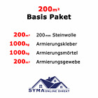 200m Basis Paket 200mm WDVS Fassadendmmung Steinwolle 035