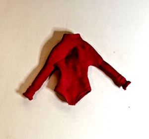 VINTAGE 60s BARBIE ORIGINAL RED SKATER BODYSUIT #0942 ICE BREAKER - Picture 1 of 6