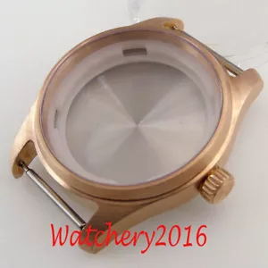 39mm Diver Bronze CUSN8 Watch Case 200M Waterproof Fit NH35A NH36 Sapphire Glass - Picture 1 of 5