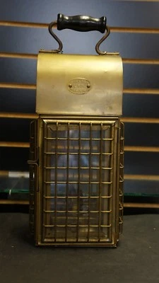VTG Brass Ship's Cargo Hold Nautical 15" Hanging Lantern Chelsea Maritime ltd - Image 1 of 4