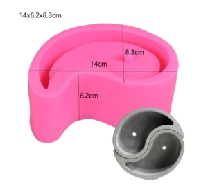 Nordic Geometric Planter Holder Mini Pot Silicone Mold Craft DIY Resin Cement - Picture 1 of 16