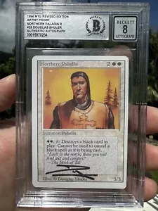 NORTHERN PALADIN, ARTIST PROOF / SKETCH, REVISED, 1994 MTG, DOUGLAS SHULER, BAS - Bild 1 von 3