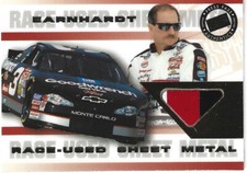 2000 Press Pass Authentics Dale Earnhardt Race-Used Sheet Metal Card 73/200