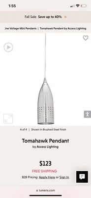 Pendant Light Fixture - Image 1 of 4