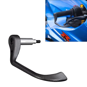 Oxford Carbon Motorcycle Lever Guard Motorbike Shield Matt Finish - Picture 1 of 6