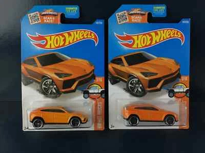 Hot Wheels LAMBORGHINI URUS LOTE DE 2 PIEZAS NARANJA Foto 1 de 4