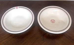 Colorado Midland Railway Bowl Set de 2 Historical Society 1982 Sterling China - Imagen 1 de 10