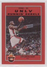1990-91 Smokey Bear UNLV Runnin' Rebels Anderson Hunt #12