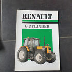 RENAULT Serie 6 Zylinder 145 54 TZ TX 155-54 133-54 Traktor Schlepper Prospekt c