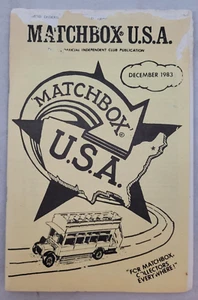 Matchbox USA ~ Official Independent Club Publication ~ DEZEMBER 1983 - Bild 1 von 8