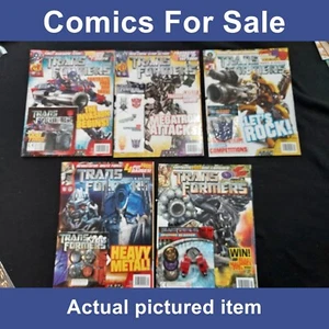 Transformers Magazine Comic #1-5 & free gifts Titan 2007 (LOT#13619) - Foto 1 di 7