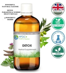 Detox - natural cleanse, Wormwood, Olive Leaf, Burdock , Dandelion Leaf & Root - Picture 1 of 5