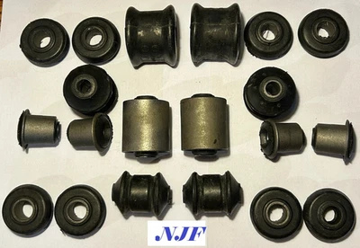 NUEVO JUEGO DE CASQUILLOS DE SUSPENSIÓN DELANTERA Y TRASERA FORD ESCORT MK3 (20 PIEZAS CASQUILLO) XR3i Ghia Foto 1 de 4