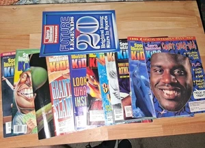 HUGE Lot 23x SPORTS ILLUSTRATED KIDS MAGAZINE UNCUT CARD SHEET 1994 1995 READ - Picture 1 of 12
