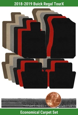 Juego de alfombrillas Velourtex personalizadas para Buick Regal TourX 2018-2019 (4 piezas) #26G Foto 1 de 4