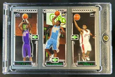 2003-04 Topps Rookie Matrix Chris Bosh Carmelo Anthony LeBron James #114 113 111 - Image 1 of 2