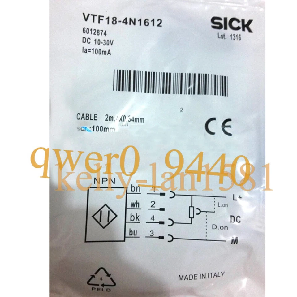 1pcs SICK VTE18-4N1612 Proximity Switch Sensors New - Image 1 of 1