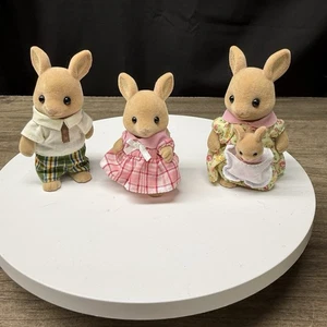 Calico Critters Hopper Kangaroo Family Epoch Sylvanian Families Family Of 4 - Picture 1 of 8