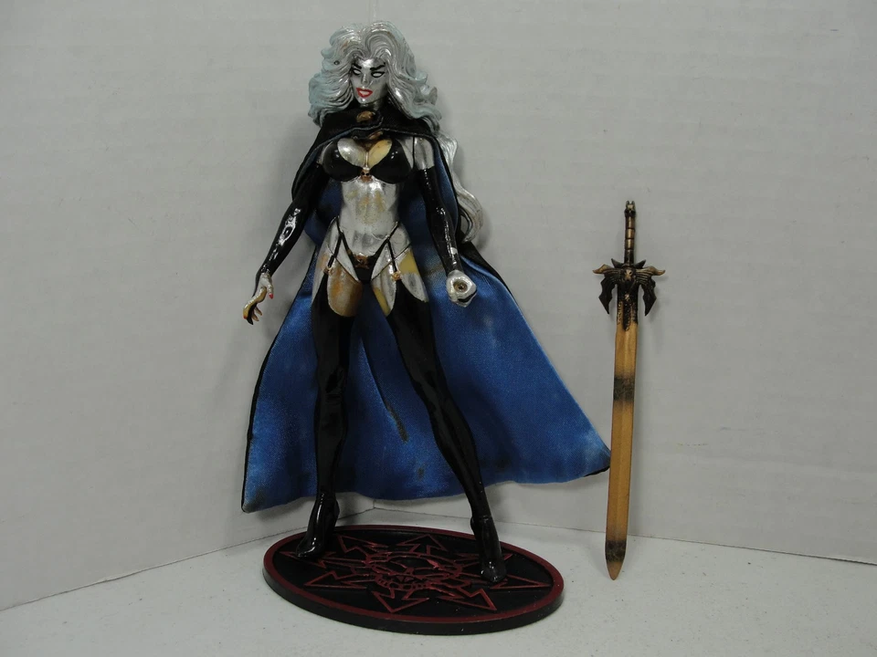 Chaos! Comics 1997 Brian Pulido's Lady Death 6" Action Figure Silver - Image 1 of 1