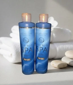 Bath & Body Works True Blue Spa Exfoliating Body Wash Vitamin E Lot of 2 Shower - Picture 1 of 7