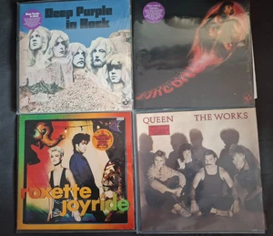 4 LPs Rock - Deep Purple Queen Roxette - Picture 1 of 1