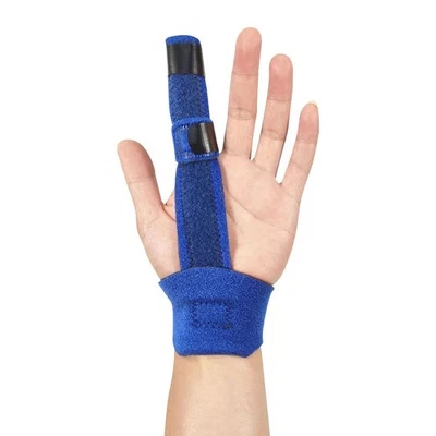 Relief Finger Trigger Splint Brace Straightening Curved Locked Mallet Unisex - Image 1 of 4