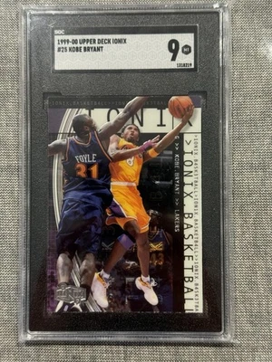 1999 Upper Deck Ionix Kobe Bryant #25 SGC 9 - Image 1 of 2