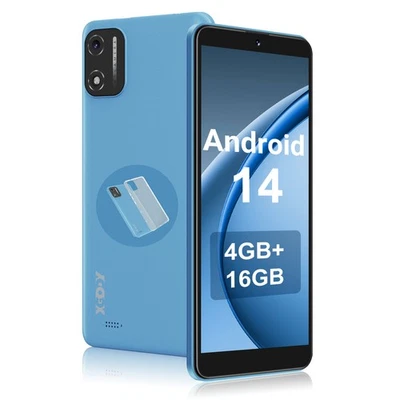 Neu Mini 5,5" Smartphone Android 14 Handy Ohne Vertrag Dual Sim 8Core  4GB+16GB_ - Bild 1 von 4